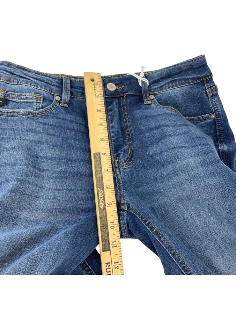 KanCan Jeans Womens Sz 6 Dark Indigo Mid Rise Bootcut Stretch Denim Nwt $80 - Picture 8 of 10